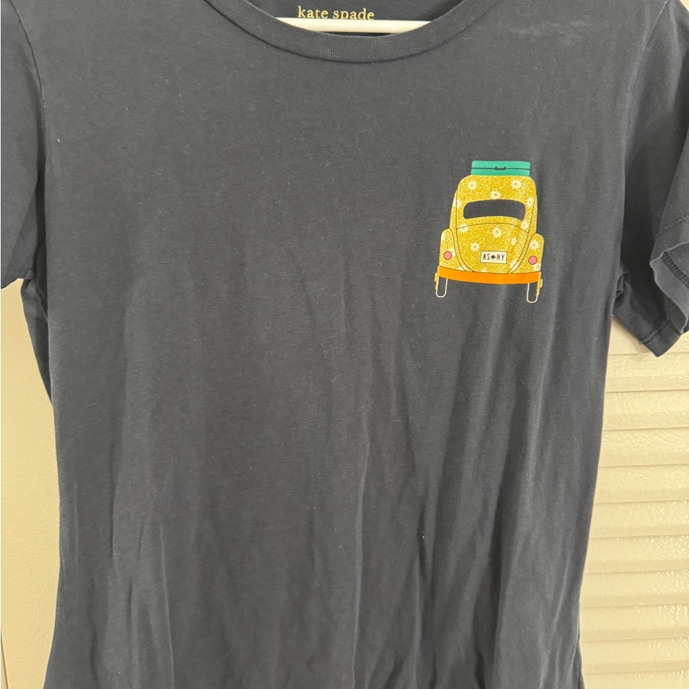 Kate Spade Kids Tee with Yellow Car Design